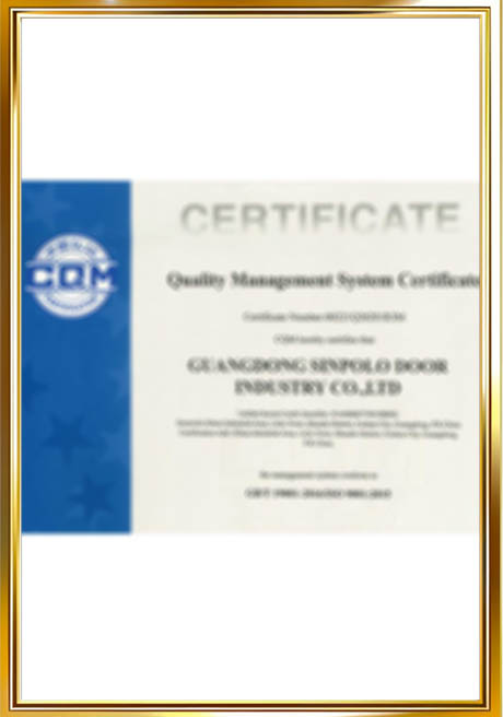 Certificate Of Honor